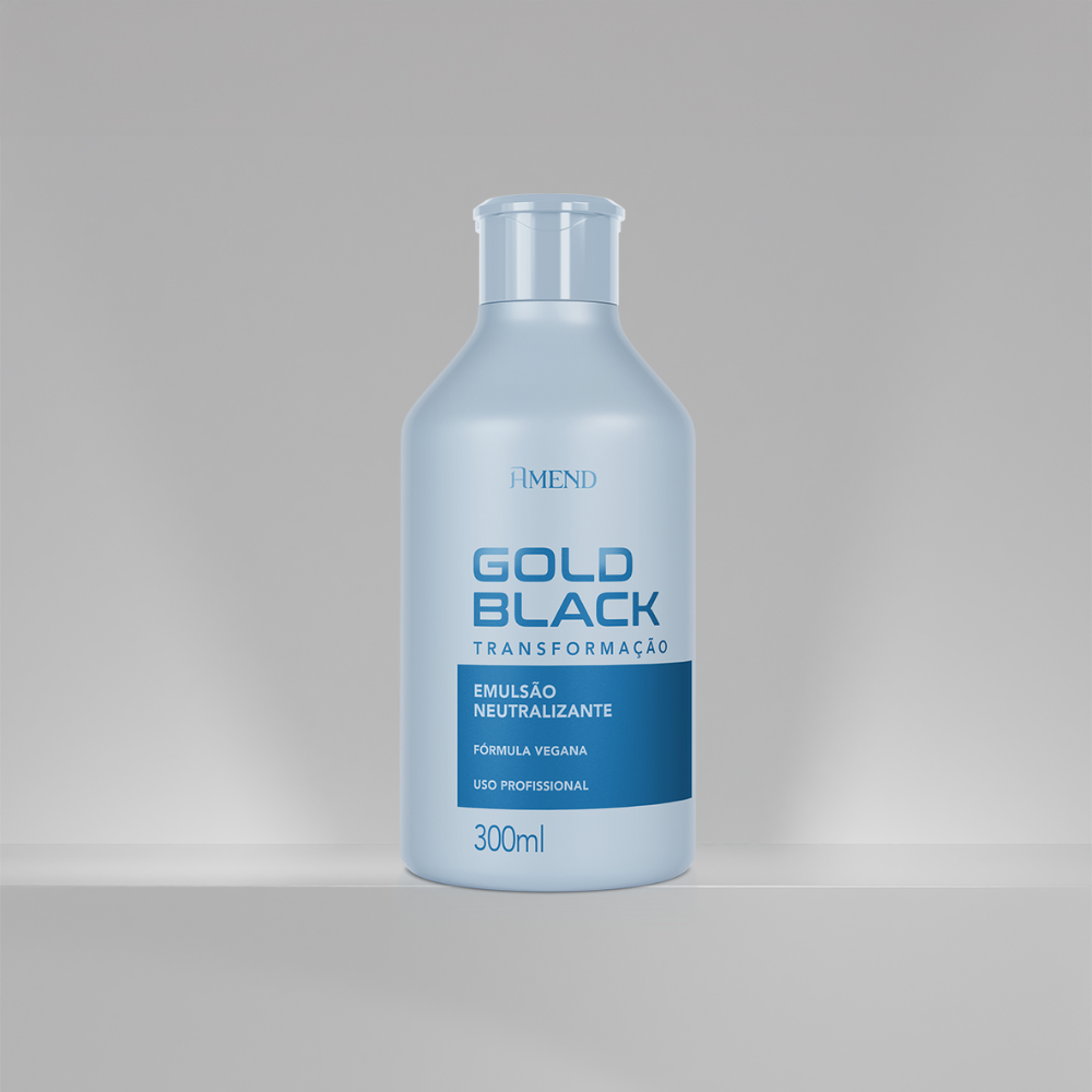 Emuls&atilde;o Neutralizante Amend Gold Black 300ml image number 3